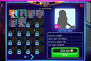 Secretary milf plays naughty games at new office