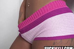 CHEATING stepsis kylie jones gets SHOWERED by brother marcus london's hard cock