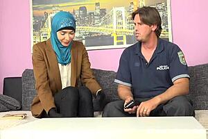 Muslim Babe Loses Control and Begs Authorities for Horny Release!