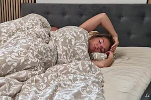 waking up to a slow passionate spooning surprise with my real wife feels amazing