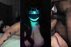 She tries handling that large toy carefully