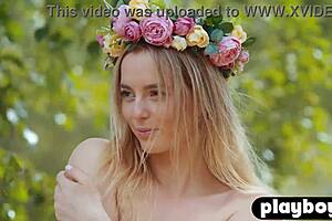 whoops i ripped my clothes showing off outdoors playboy style