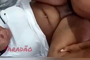 hairy latina's fat ass ripped open and filled with hot cum load