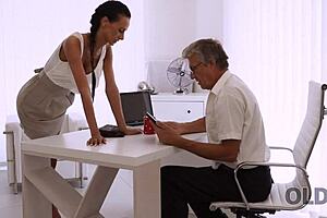 Old4K: Brunette Teen Seduces Old Man Czech Fantasy