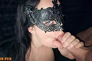 hot milf millie fox swallows massive fan cum load!