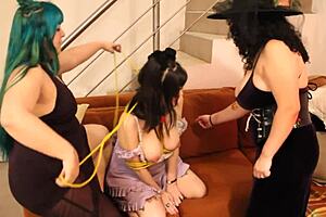 pregnant witch maid orgy humiliates me dressing as demon invoker slut fest