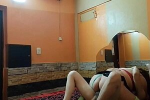 latina wife rides passionately in best mirror angle on bedroom cowgirl