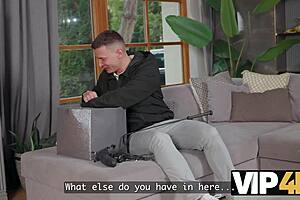 Vip4k. Skinny European Milf In Stockings Ignites Uncontrollable Monster Cock Lust