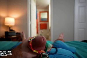 Stepmom's bikini on vacation made stepson horny! Let me help you cum fast.