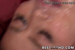 Japanese Aoi Mizuno Bukkake Blowbang Shaved Pussy Fingering HD Party! 🎉💦