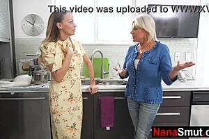 i can't believe stepmom and stepgrandma sucking my dick together