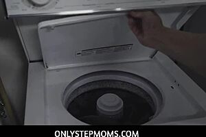 Quinn Waters motivates with her stepmom tits and handjob in POV action.