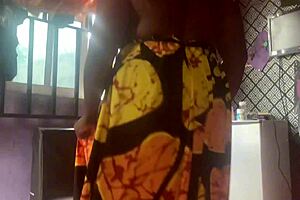 bustysaxx strips slow rippin clothes off her fat curvy big ass body