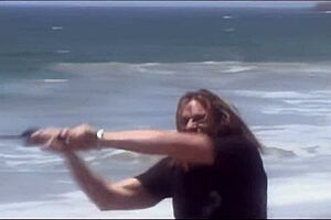 auroara snow rides monster cock outdoors in fishnets to gaping creampie!!