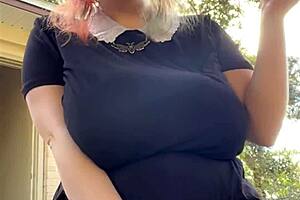 Alt Milf Smokes Big Tits Outback Fetish Tease