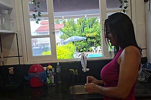 Hubby poolside while I fuck his friends?