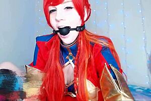 Selesia heats up cosplay camshow with toys and big ass vibes!