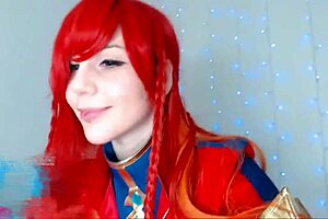 Selesia heats up cosplay camshow with toys and big ass vibes!