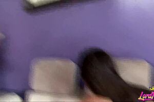 wanna see busty emmy cummings gag on cock before hard pounding?