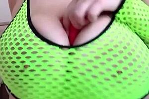 big natural tits milf slut fondles curves and craves your cock