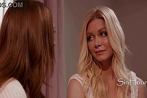 stepmom confesses lust licks college stepdaughter's petite pussy tenderly