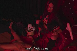 my milf dominatrix yanks my neck harness while i pound her wet pussy