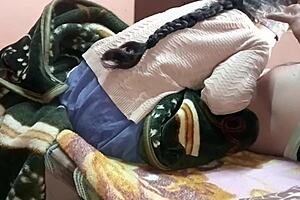 stepsis shares bed blows me then takes hard fuck and cum