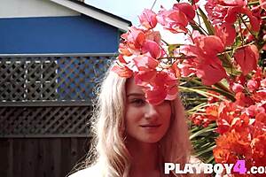 Roxy Shaw Blonde Strips Small Tits Passionately