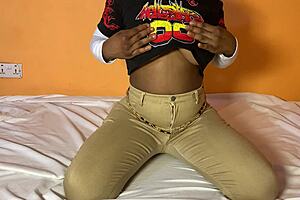 african teen with huge boobs, teacher gonna stretch that tight pussy quick?