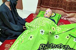 horny stepmom sneaks into step-son's bedroom for secret fuck session alone