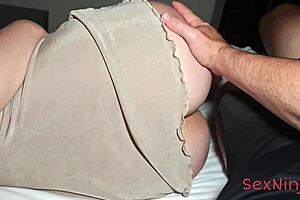 Step-Mom Cums Hard In Winter Spooning