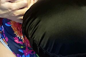 slutty housewife breastfeeds cuck hubby while he slaps her juicy ass in nylons
