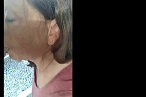 POV Neighbor Fills Thirsty Mature Candi Annie's Mouth Early Morning