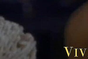 busty vintage milf slips black stockings on for missionary pounding