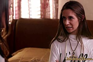 Hey young dyke, scissor my busty stepmom heels now?