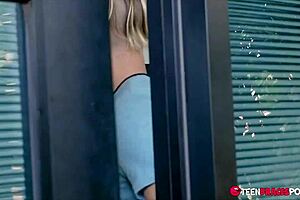 emori squeezes his dick tight between her perky tits 😍🍒