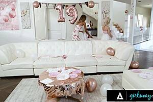 hey stepsis, catch milf kylie catching you licking emma rosie's pussy with strapon?