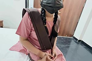 What if boyfriend's monster cock wrecked Indian college girl's tight pussy?