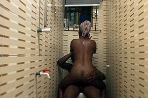 New year kicks off with steamy surprise sex doggystyle bent over wet pussy ride