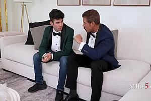 suburbia maids go wild in desperate family 4some orgy granny teen instruction outfits 😈👗👥