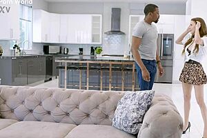 justine jakobs gulps bbc deep before balls-deep pounding hits her wet milf holes