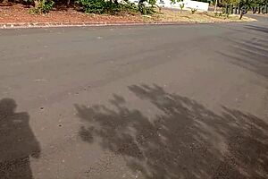 married latina pays daytime street blowjob to stranger flashing her wet pussy publicly