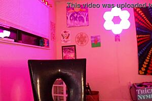 Horny Oiled Nympho Babe Fingers Pussy During Boobie Massage Stream Vibes