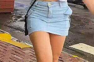 brazilian milf flashes wet tiny top at wild carnival party fuck