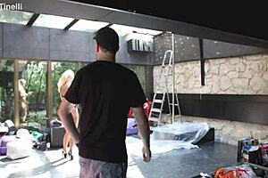 lara tinelli dances naked in wild holiday orgy group sex