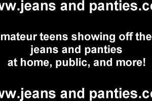 neighbor wife strips tight jeans teasing your hardening cock