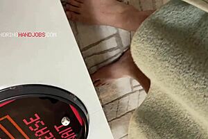 two hot girls in lingerie and stockings run cfnm cum contest with dice levels precum weighing stroking instructions try not to cum challenge