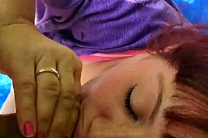 cumming an sucking tonimari finds big cock deep in forest woods