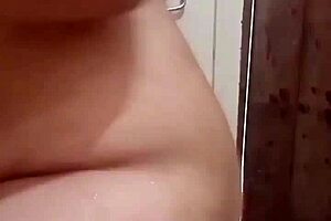 Sexy latina stepmom bends over bathroom sink for bossy ebony cock pounding