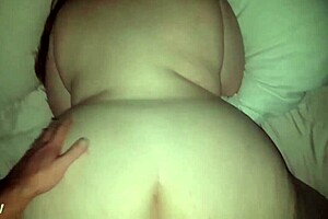 Chubby amateur milf moans loud getting fucked doggystyle bent over